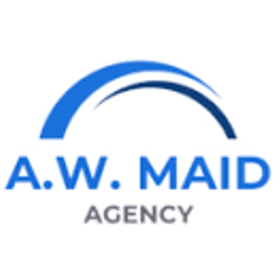 A.W. MAID AGENCY's logo